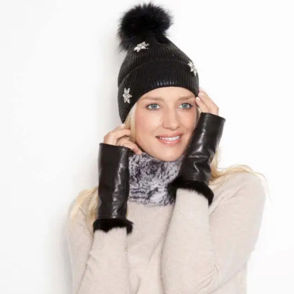 Glamourpuss Embellished Hat